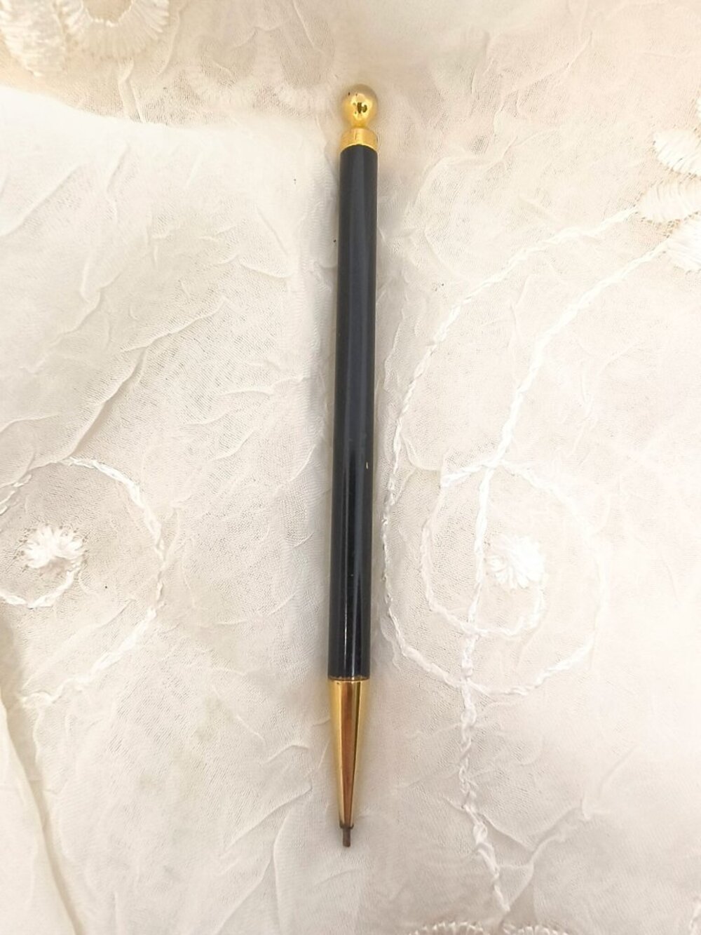 Vtg Revlon Fine Line Mechanical Eyebrow Pencil Black